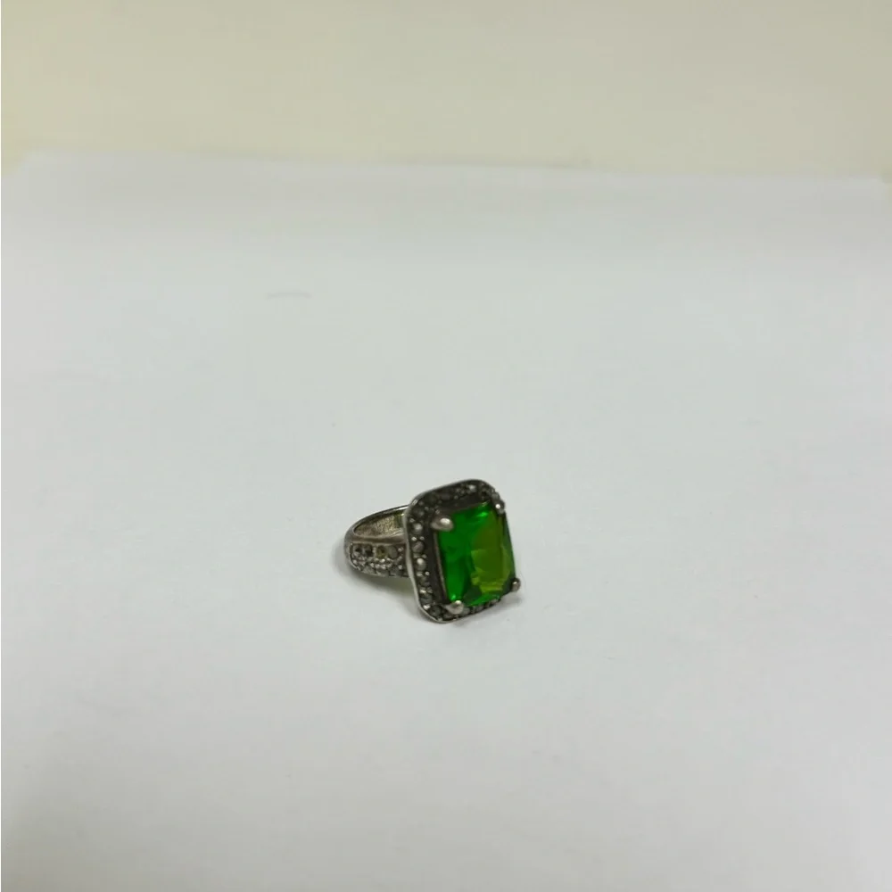 Elegant Grossular Garnet‎ Sterling Silver Ring